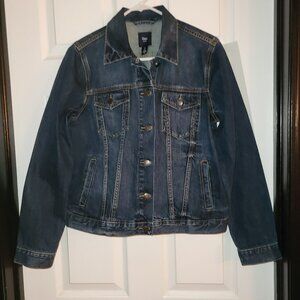 Bill Blass Trucker Jean Jacket, Medium Blue, size Med